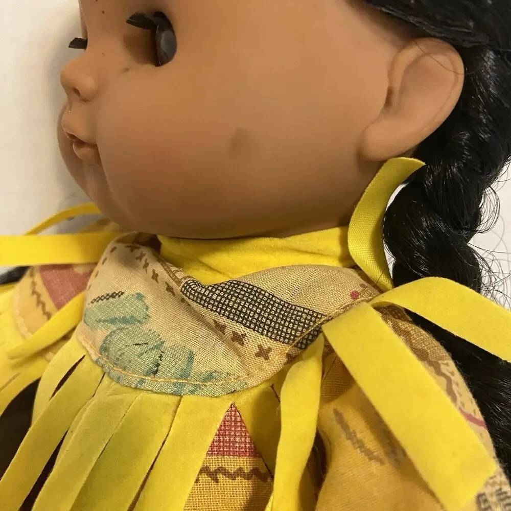 GI-GO Toys Vinyl Cloth Native American Indian Doll. 12